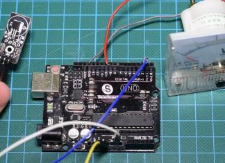 Arduino mikro denetleyicisinde kadran göstergeli termometre